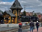 Boyertown station building & excursion train